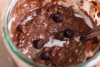 Brownie Batter Overnight Protein Oats Recipe