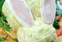Easter Bunny Cheese Ball Recipe & Party Appetizer Ideas