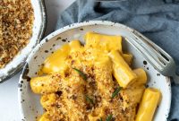 Roasted Butternut Squash Pasta with Sage and Parmesan