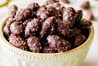 Sea Salt & Turbinado Sugar Dark Chocolate Almonds — Crunchy Gourmet Snack