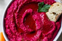 Creamy Roasted Beet Hummus Recipe for Vibrant Appetizers