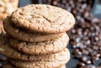 Hazelnut Mocha Cookies with Cream Filling
