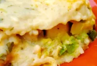 Creamy Avocado Chicken Enchilada Casserole Recipe