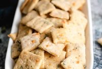 Parmesan Sourdough Crackers: Crispy Savory Snack Recipe