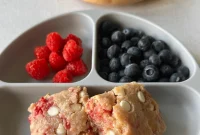 Raspberry White Chocolate Blondies Recipe — Chewy Berry Bars