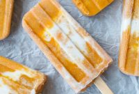 Caramelized Peach and Cream Popsicles Recipe