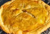 Smoked Ham Pot Pie with Flaky Biscuit Crust Recipe