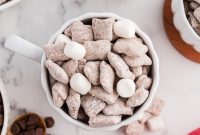 Hot Chocolate Muddy Buddies Snack Mix Recipe