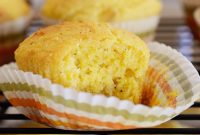 Sweet Corn Muffins with Honey Butter Glaze