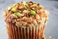 Apple Spice Muffins with Pistachio Streusel Recipe