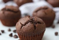 Decadent Chocolate Banana Muffins with Gooey Chocolate Chips