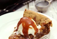 Pecan Chocolate Chip Skillet Cookie Recipe for Sharing