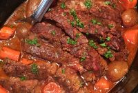 Sunday Slow-Cooker Pot Roast Dinner Recipe