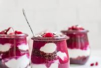 Raspberry Pomegranate Chia Pudding Parfait Recipe