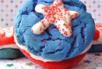 Patriotic Red, White & Blue Cookies Recipe for July 4 Celebrations
