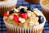 Berry Breakfast Oats and Multigrain Muffins