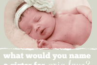 Sister Name Ideas to Pair with Aria Faye