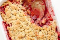 Rustic Plum & Apple Crumble Recipe for Fall Baking