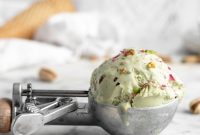 Homemade Pistachio Ice Cream Recipe with Creamy Texture