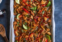 Sheet Pan Chicken Fajitas for Whole30 Meal Prep