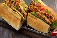 Spicy Mustard Grilled Chicken Po’ Boy Sandwich Recipe