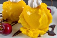 Sugar-Free Mango Frozen Treat: Creamy Dairy-Free Ice Cream Alternative