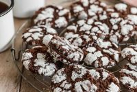 Fudgy Mocha Crinkle Cookies Recipe for Rich Chocolate Coffee Cookies