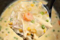 Amish Slow Cooker Cheesy Chicken Soup Recipe