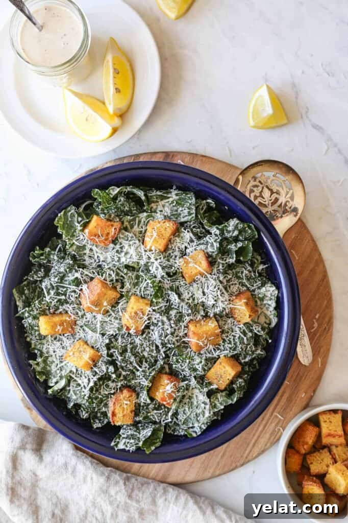 July Favorites: Top Picks from July 16, 2021 5 Gluten free kale Caesar salad in a bowl