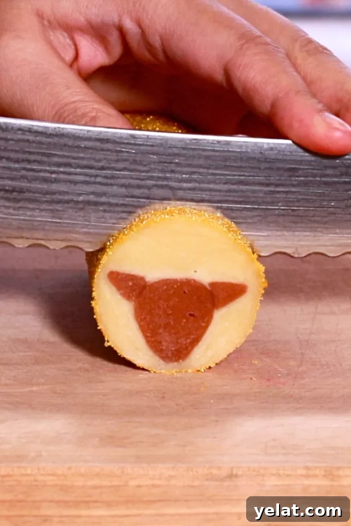 Slice-and-Bake Christmas Cookies: Tree, Reindeer & Gift Box Ideas 13 slicing slice-and-bake Christmas cookie dough
