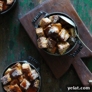 Caramel Rum and Banana Bread Pudding