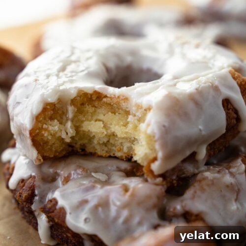 old fashioned maple donut