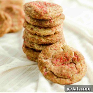 valentine Snickerdoodle Cookies featured image.