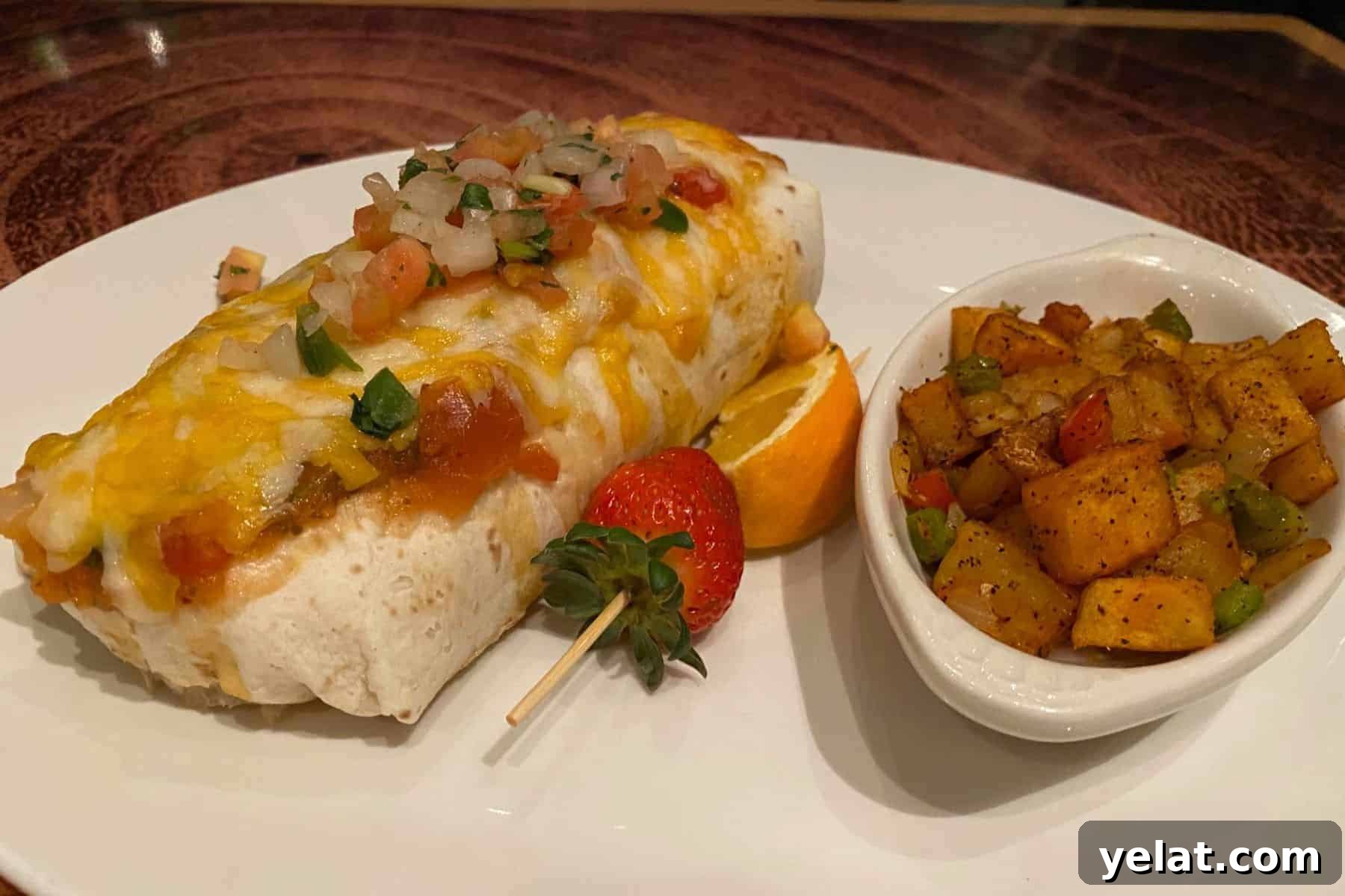 Rainforest Cafe Breakfast Review at Disney's Animal Kingdom 15 rainforest cafe breakfast burrito