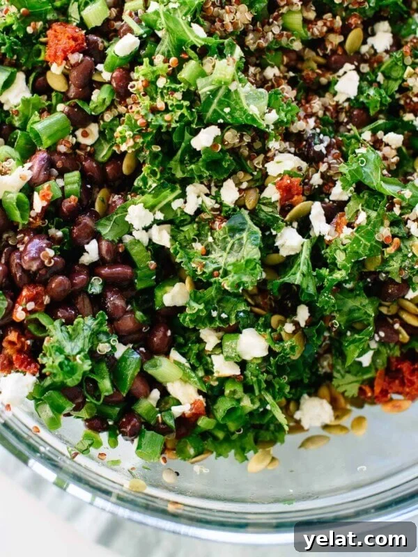 45 Portable Lunch Recipes for Meal Prep and On-the-Go Meals 40 mexican kale quinoa salad