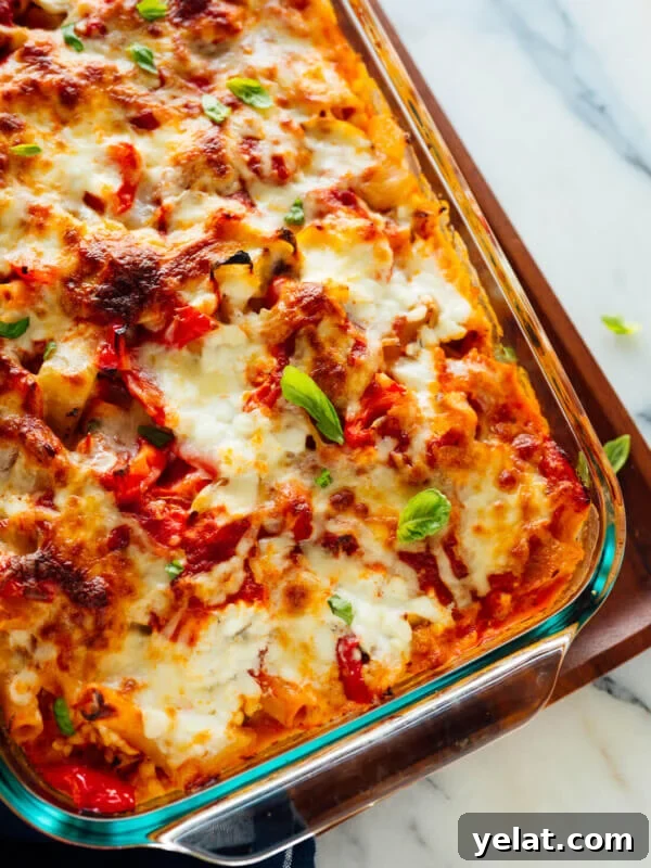 45 Portable Lunch Recipes for Meal Prep and On-the-Go Meals 8 vegetable baked ziti recipe