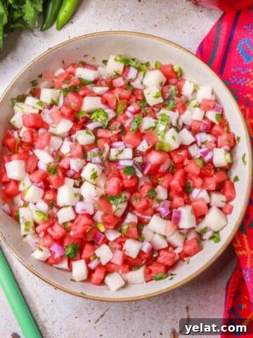Watermelon Salsa (Watermelon Pico de Gallo)