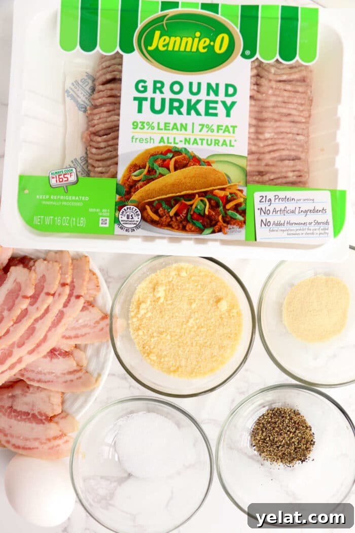 Crispy Air Fryer Bacon-Wrapped Meatloaf Recipe 3 How to Make Turkey Meatloaf