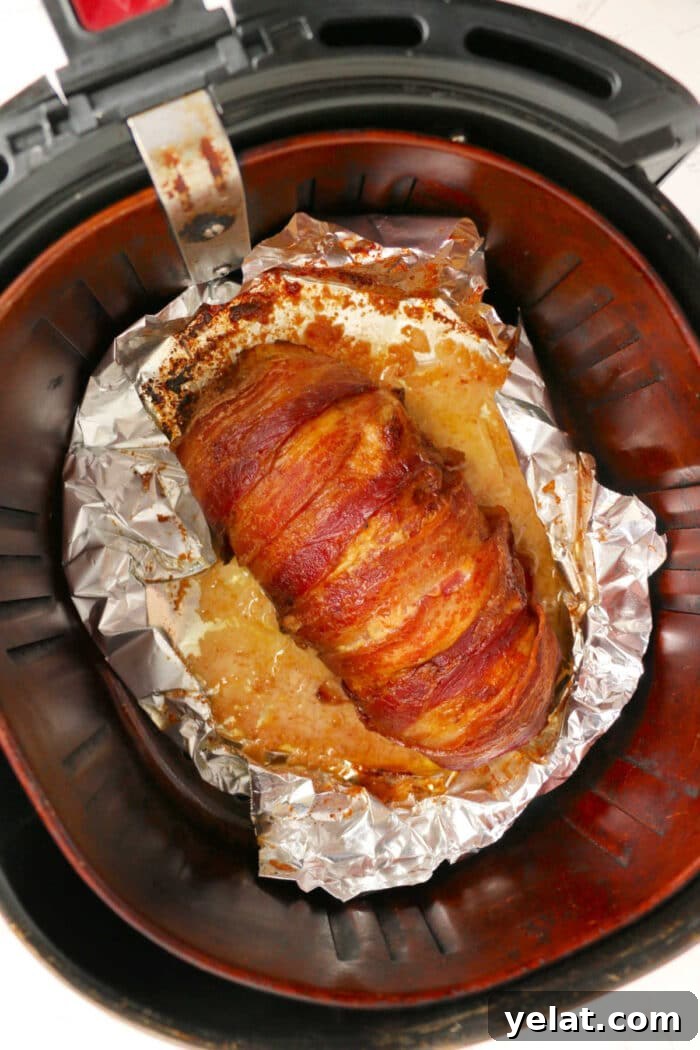 Crispy Air Fryer Bacon-Wrapped Meatloaf Recipe 5 Air Fryer Meatloaf Recipe