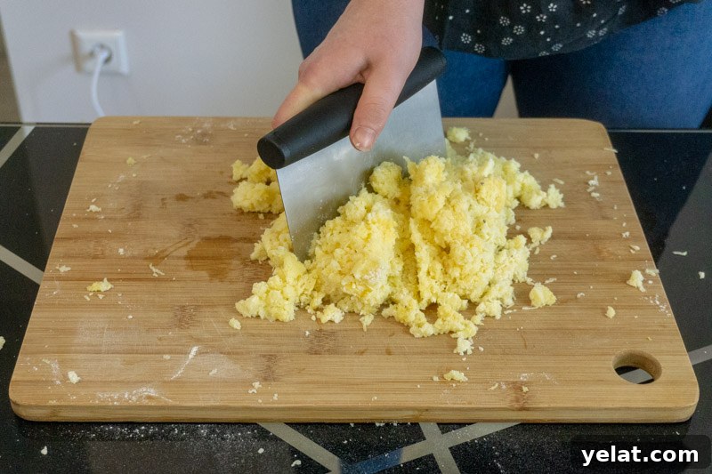 Homemade Gnocchi Without a Ricer: Step-by-Step Potato Gnocchi Guide 4 Mixing your potato, egg, flour and seasoning