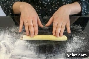 Homemade Gnocchi Without a Ricer: Step-by-Step Potato Gnocchi Guide 9 Rolling out the dough