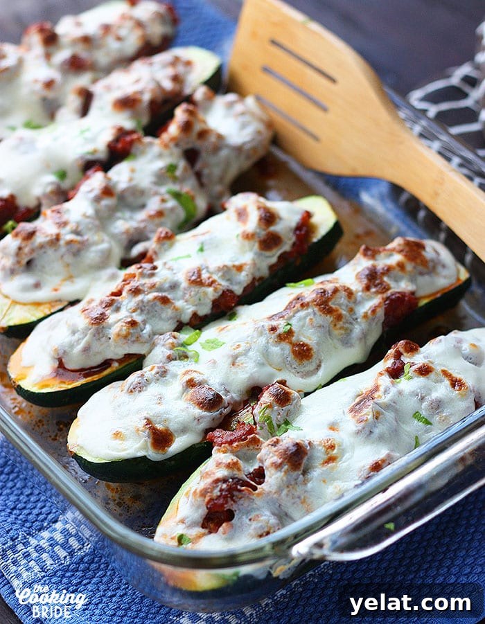 stuffed zucchini boats