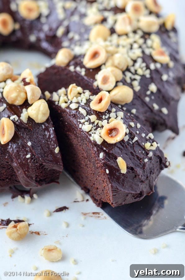 Hazelnut Chocolate Zucchini Cake