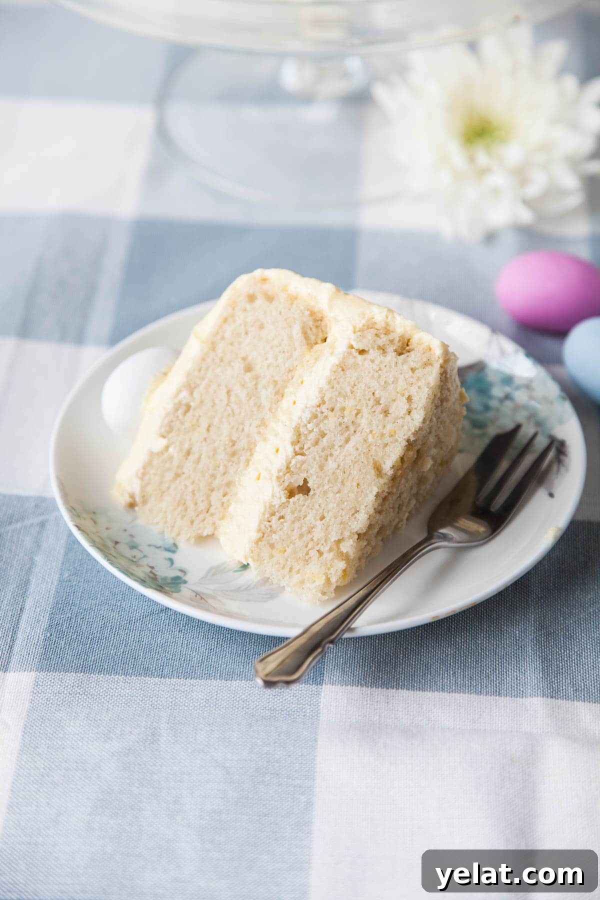 Vegan Lemon Sponge Cake Recipe for Easter Celebration 2 Easter Lemon Sponge Cake