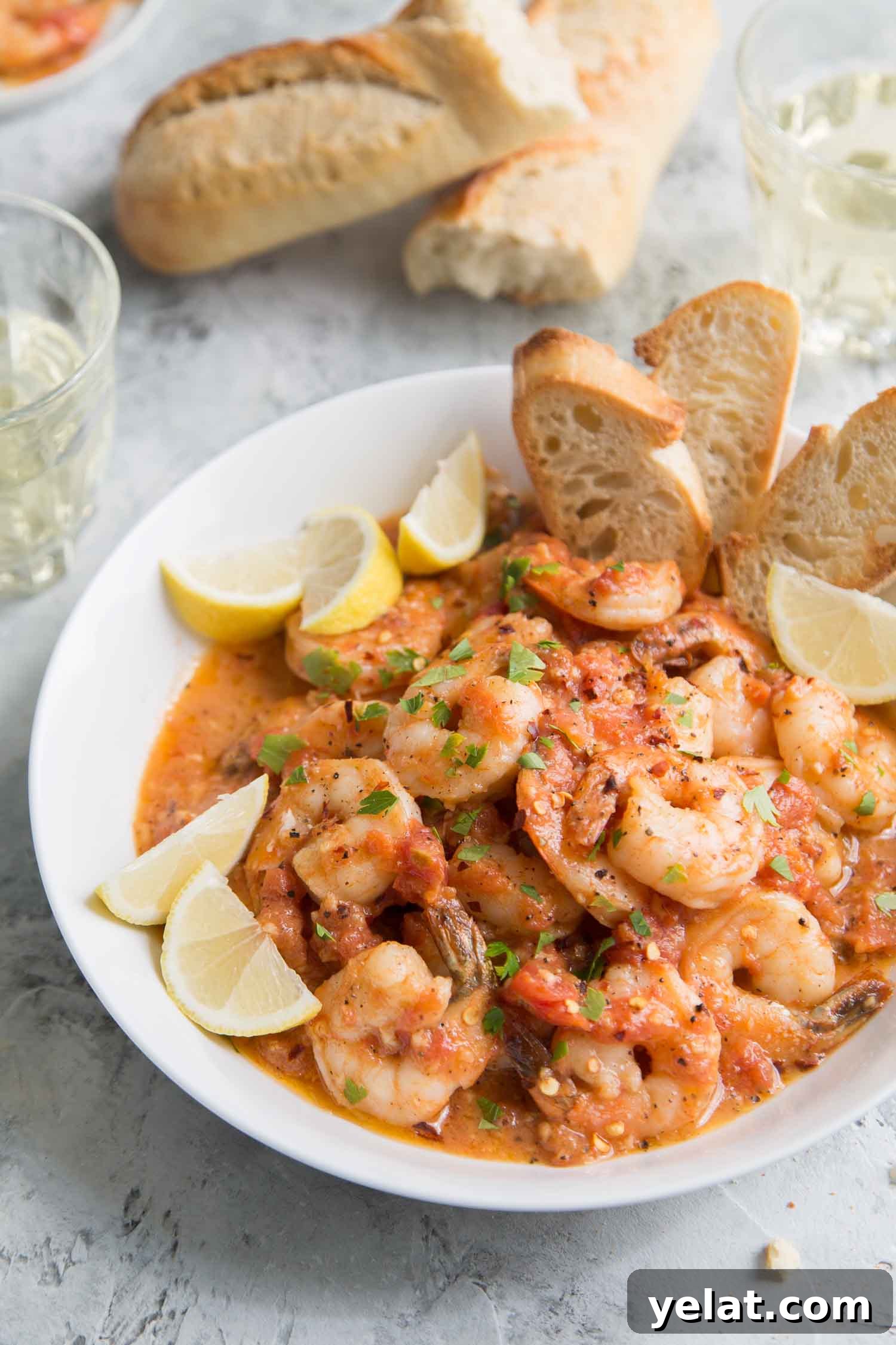 Tomato Shrimp Scampi Recipe: Garlic Butter Pasta with Fresh Tomatoes 2 Tomato Shrimp Scampi