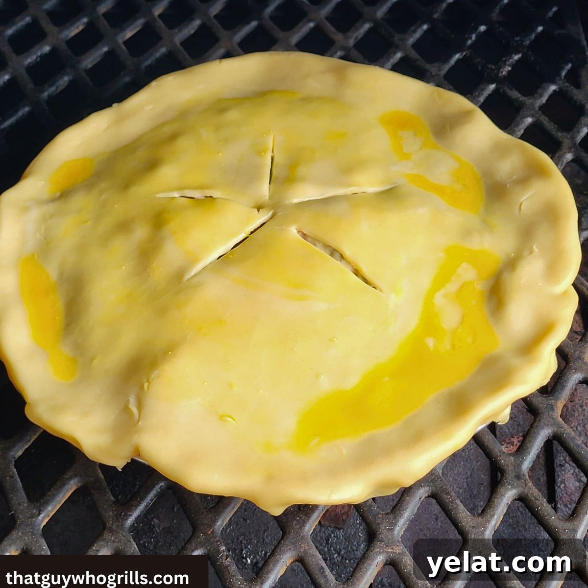 Smoked Ham Pot Pie with Flaky Biscuit Crust Recipe 6 Smoked Ham Pot Pie On Pitboss Pellet Grill Before Smoking