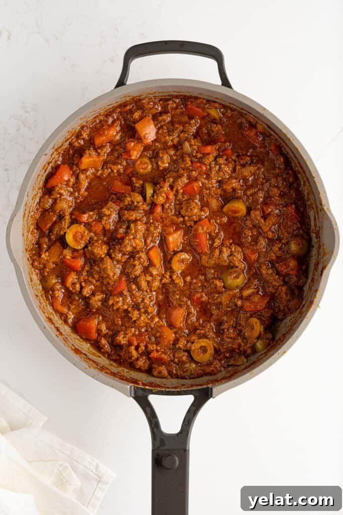 picadillo in a pan