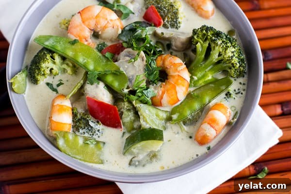 Authentic Thai Green Curry with Shrimp Recipe for Dinner 3 Thai Shrimp Curry Green Curry Paste Recipe