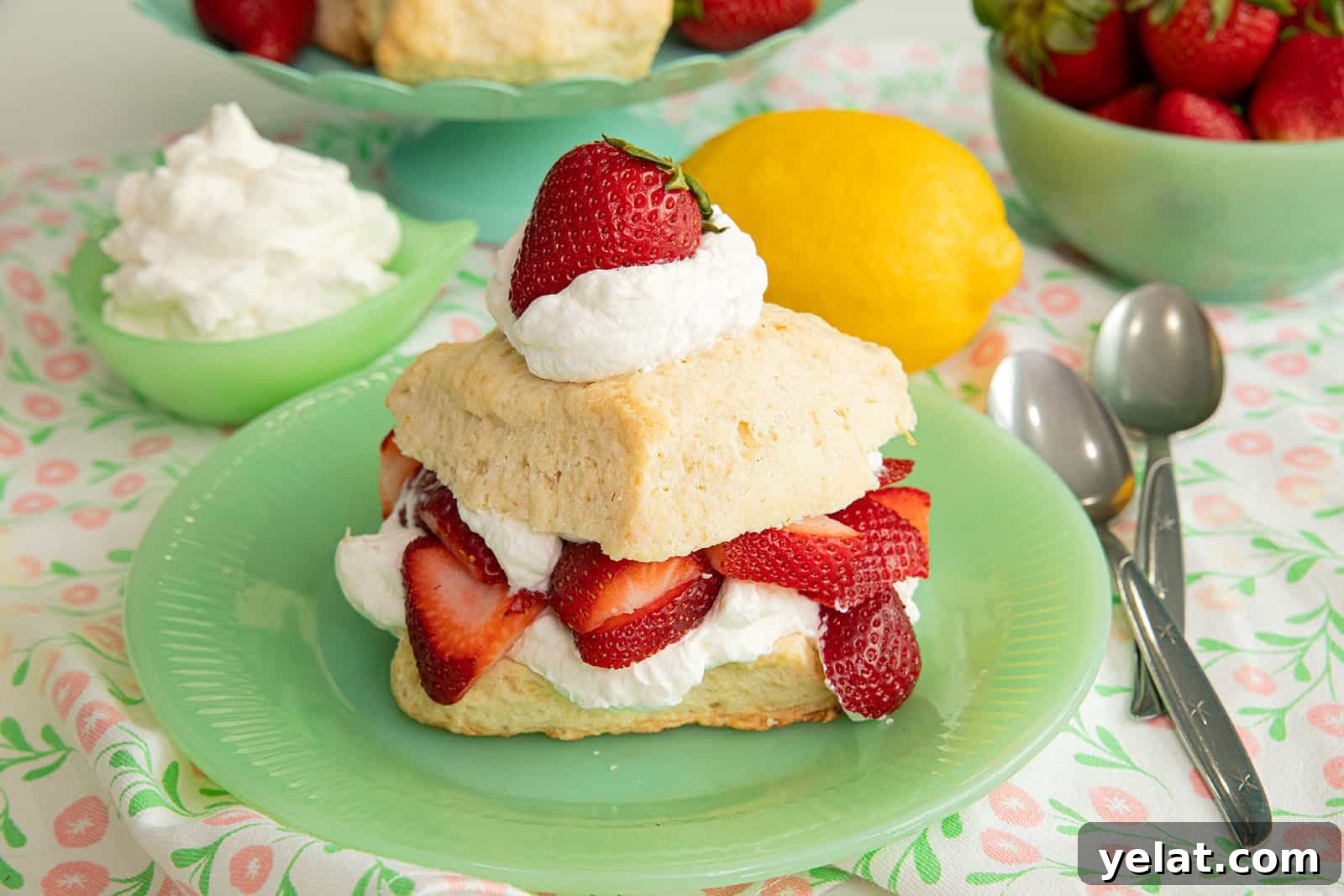Lemon Strawberry Shortcake