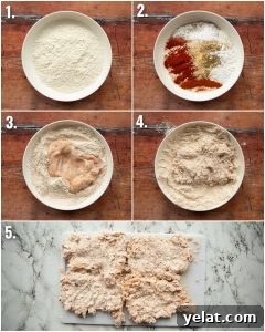 how to bread fried chicken 5 step by step photos showing how to bread fried chicken